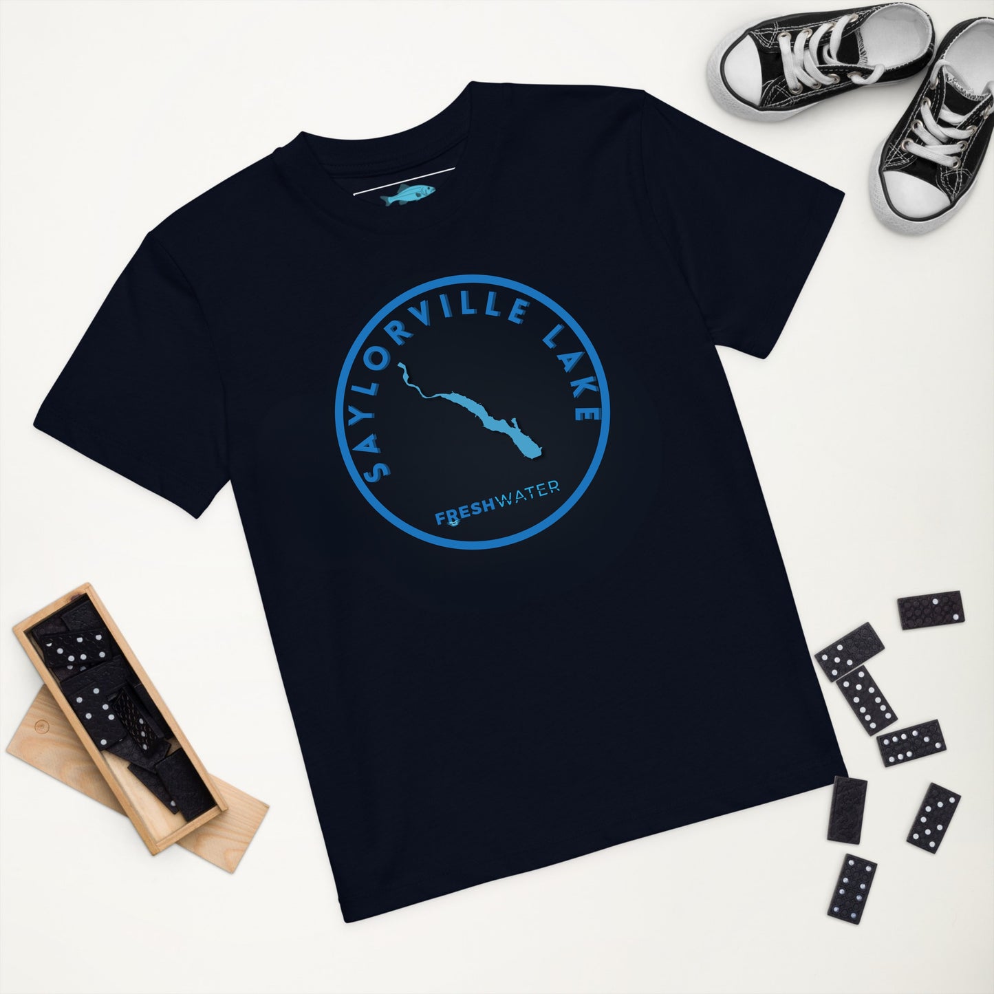 Saylorville Lake Kids Organic T-Shirt