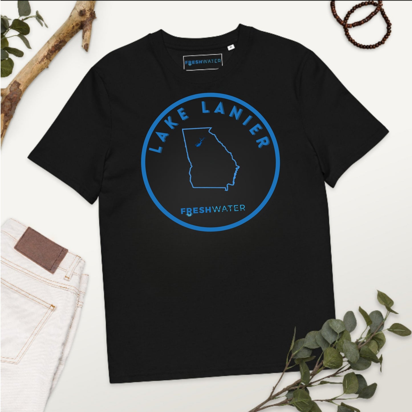 Lake Lanier Premium Organic Cotton-T