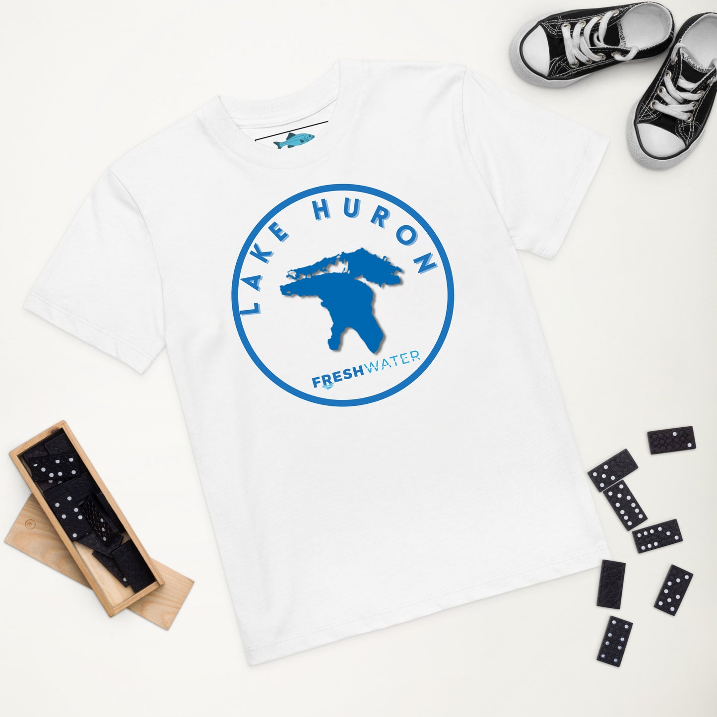 Lake Huron Kids Organic T-Shirt