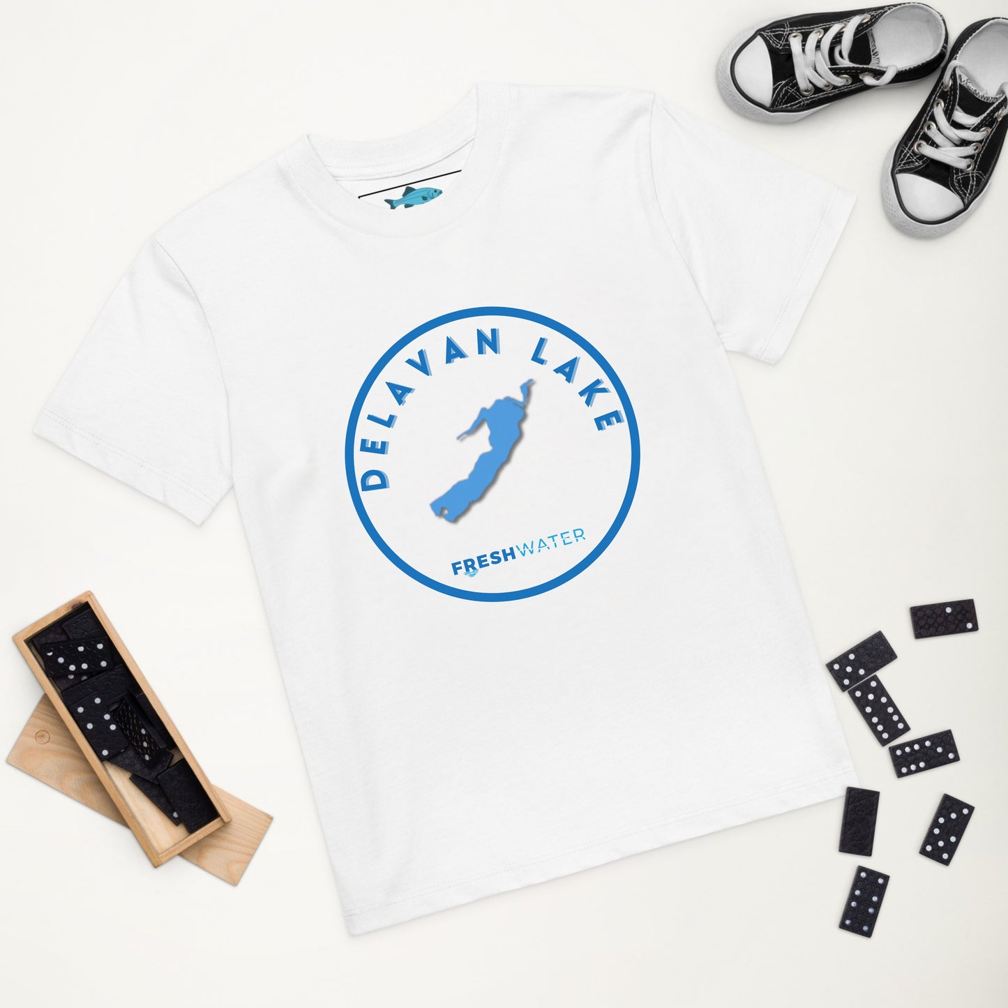 Delavan Lake Kids Premium Organic T-Shirt