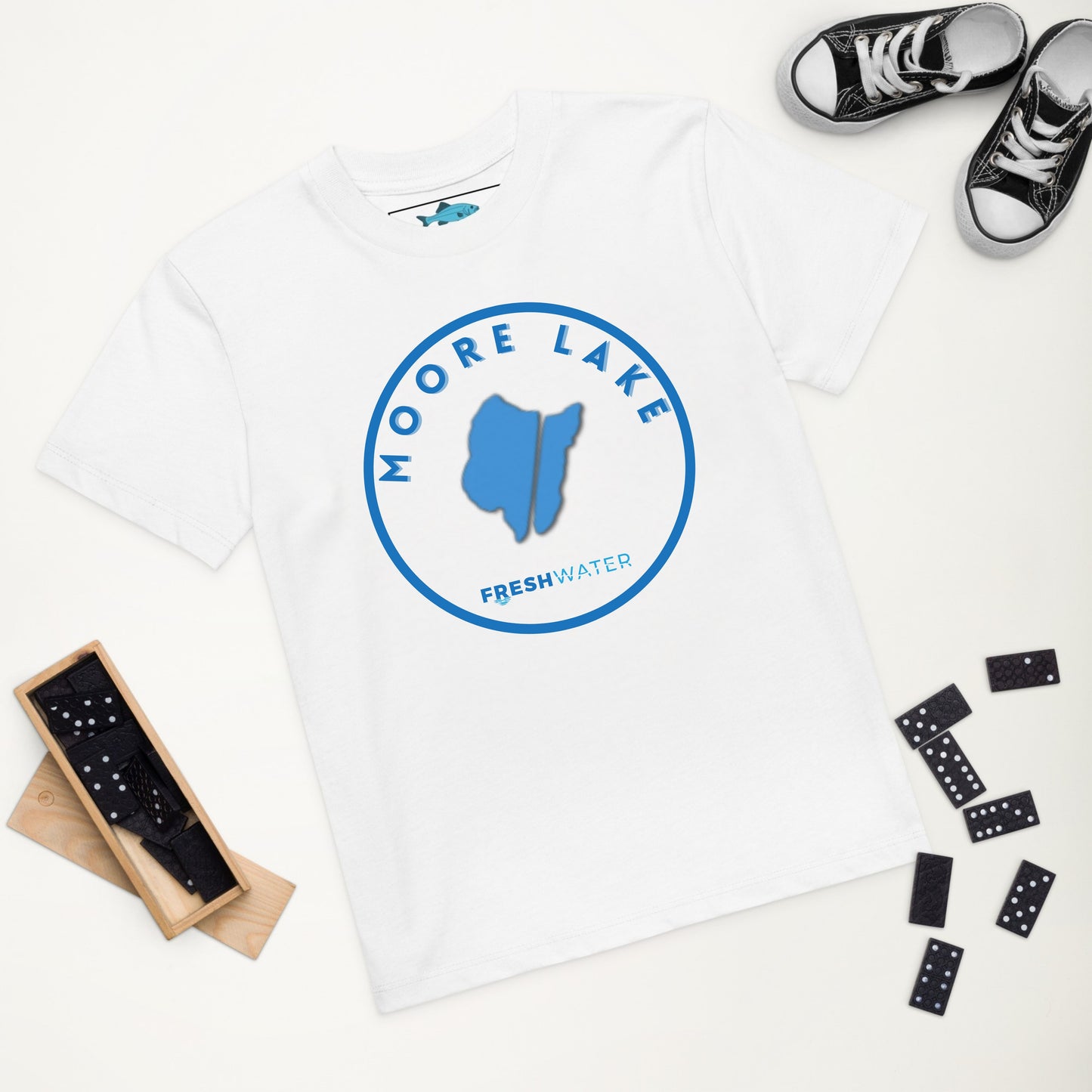 Moore Lake Kids Organic T-Shirt