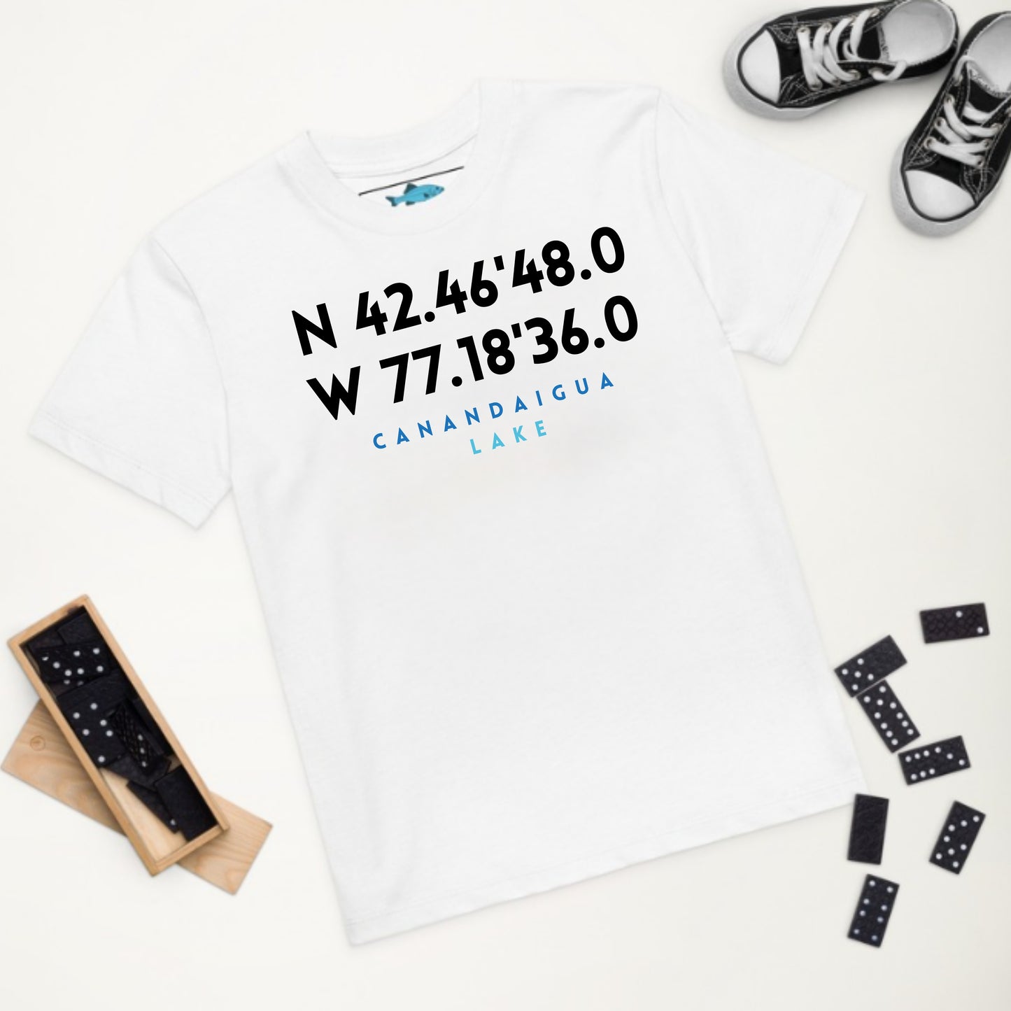 Canandaigua Lake Kids Organic T-Shirt