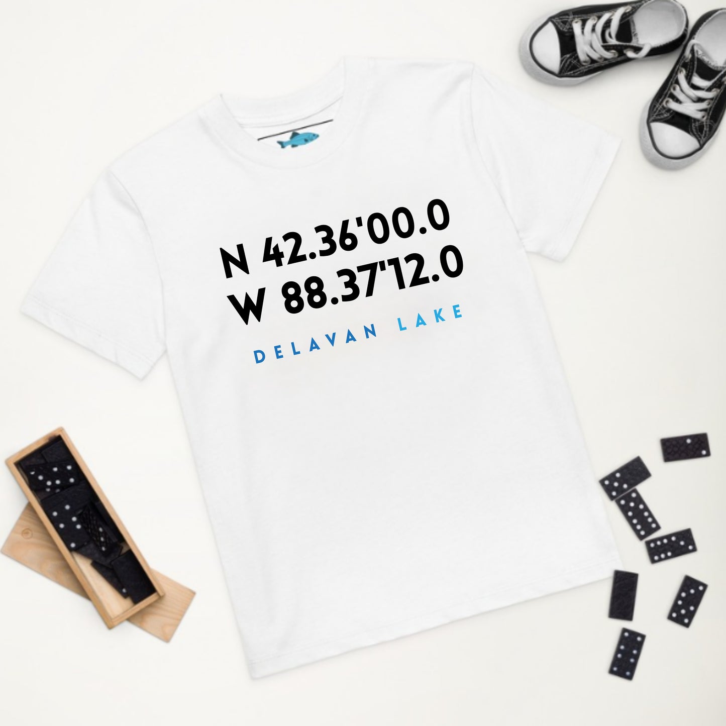 Delavan Lake Kids Premium Organic T-Shirt
