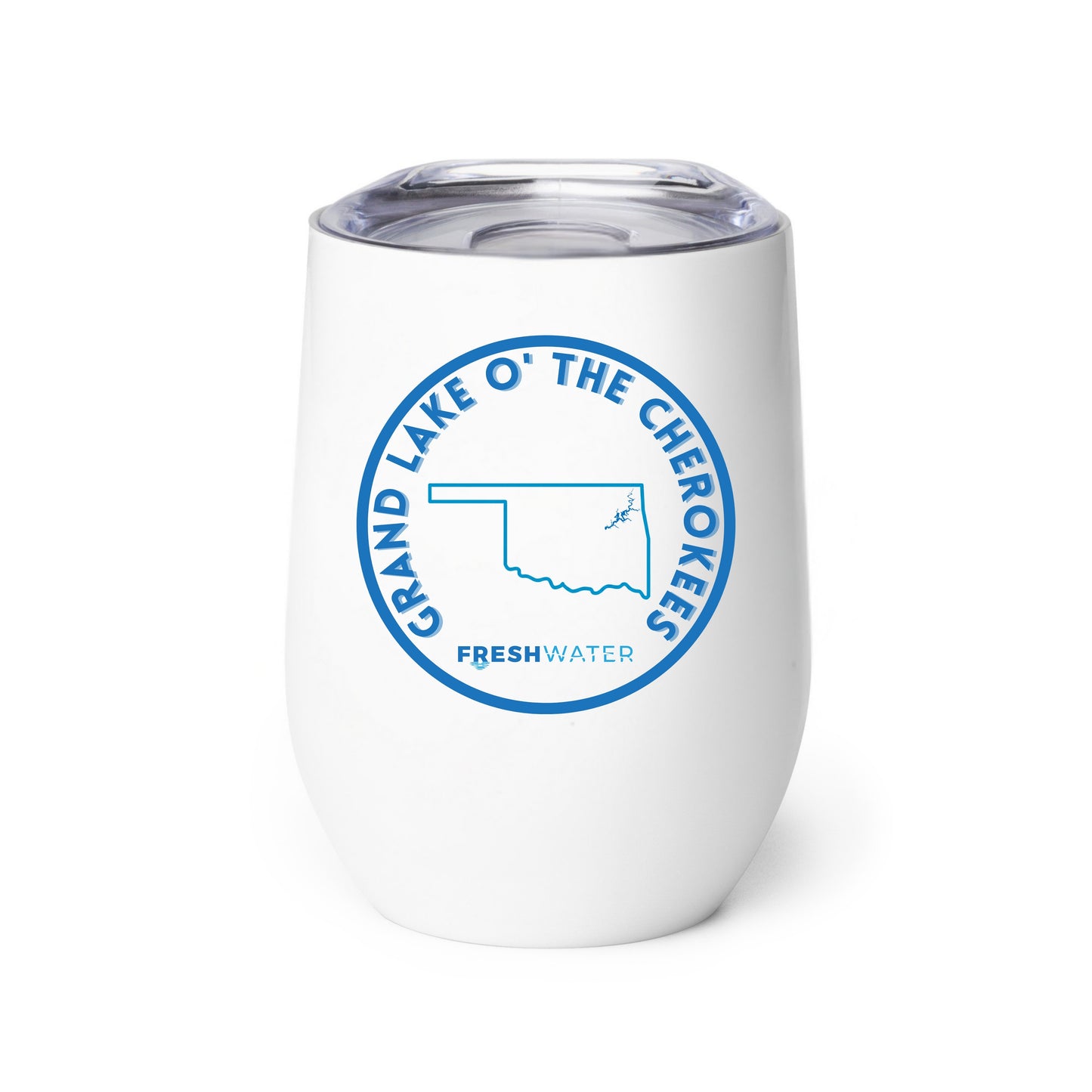Grand Lake o' the Cherokees Premium Wine tumbler