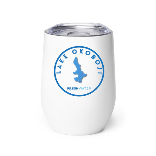 Lake Okoboji Premium Wine tumbler