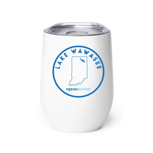 Lake Wawasee Premium Wine tumbler