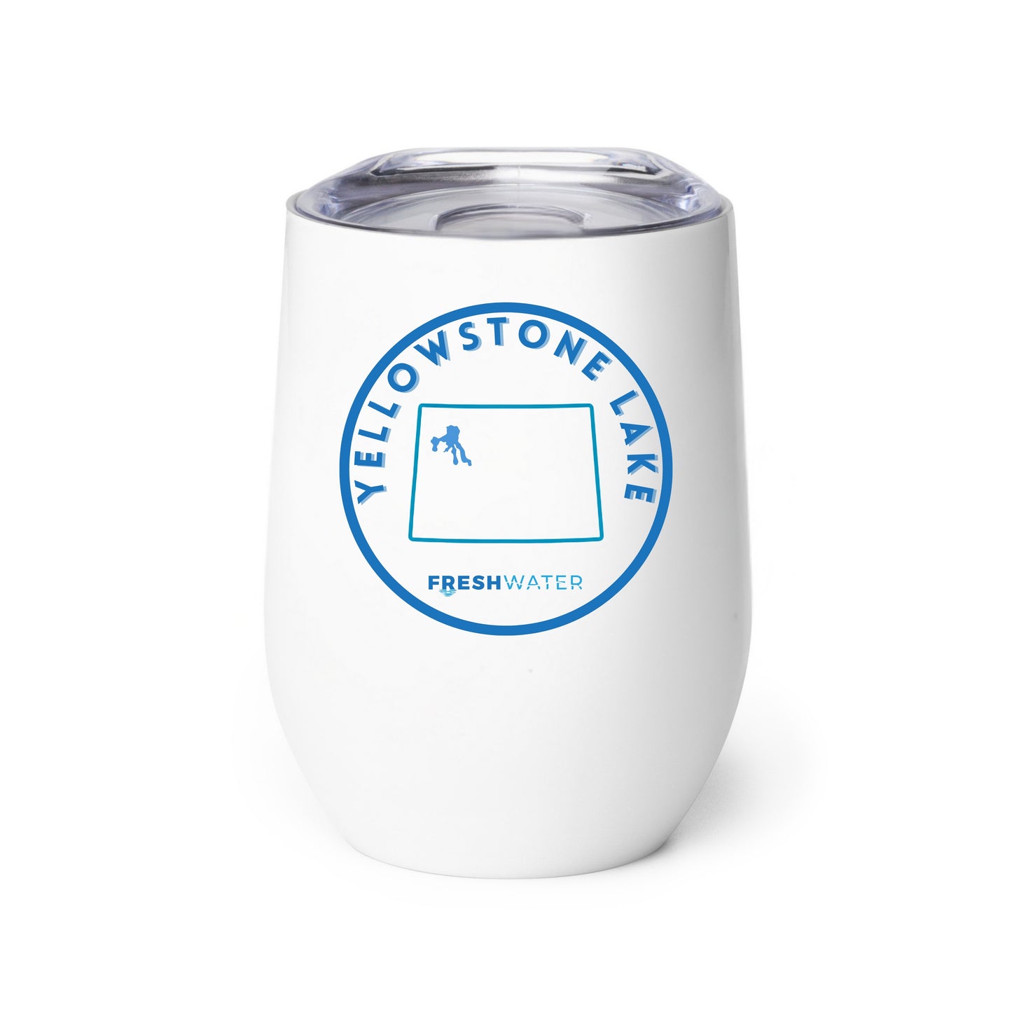 Yellowstone Lake Premium Wine tumbler