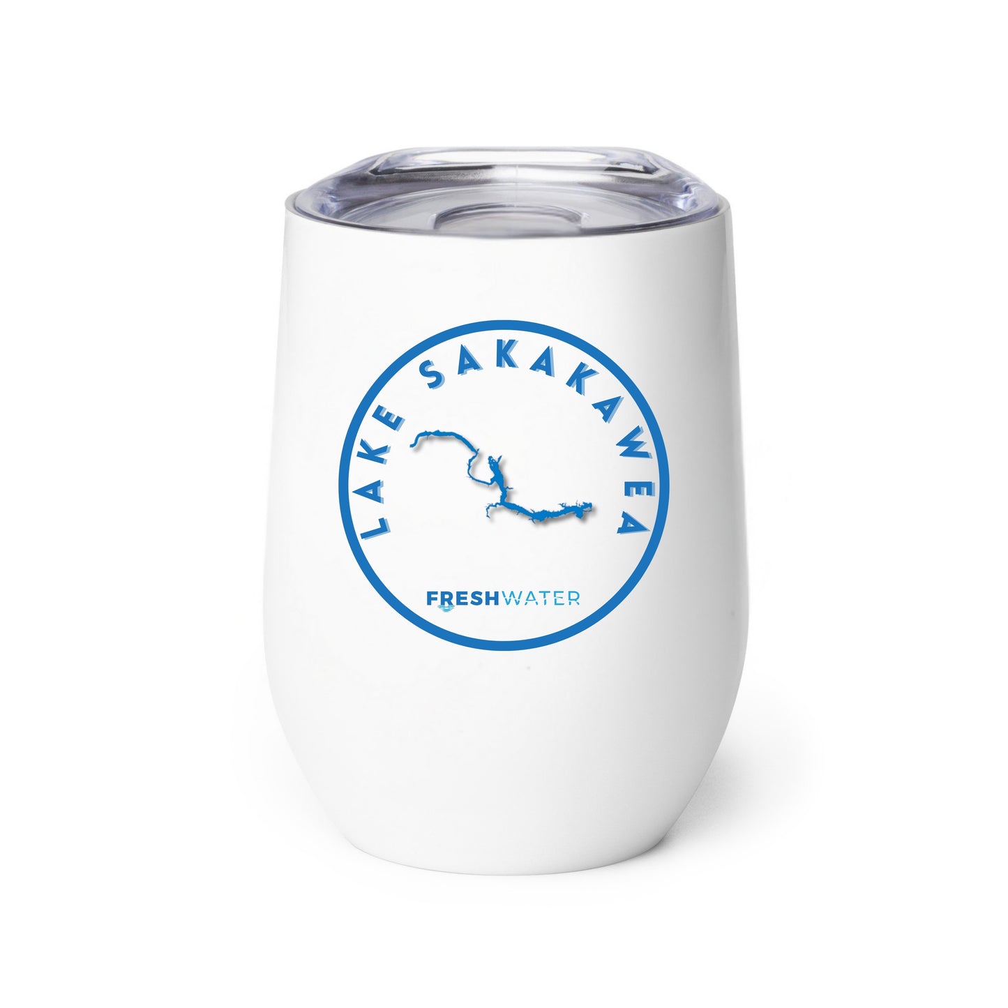 Lake Sakakawea Premium Wine tumbler