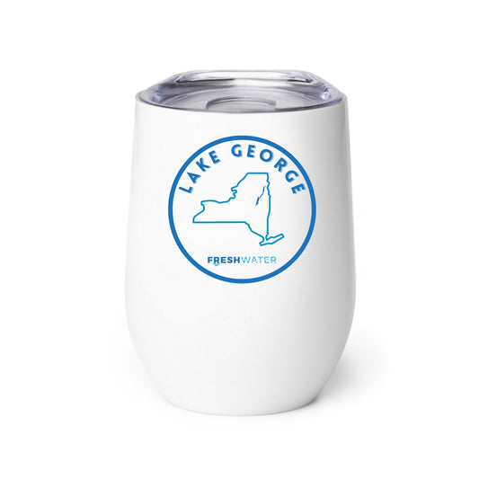 Lake George NY Premium Wine tumbler