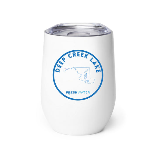 Deep Creek Lake Premium Wine tumbler