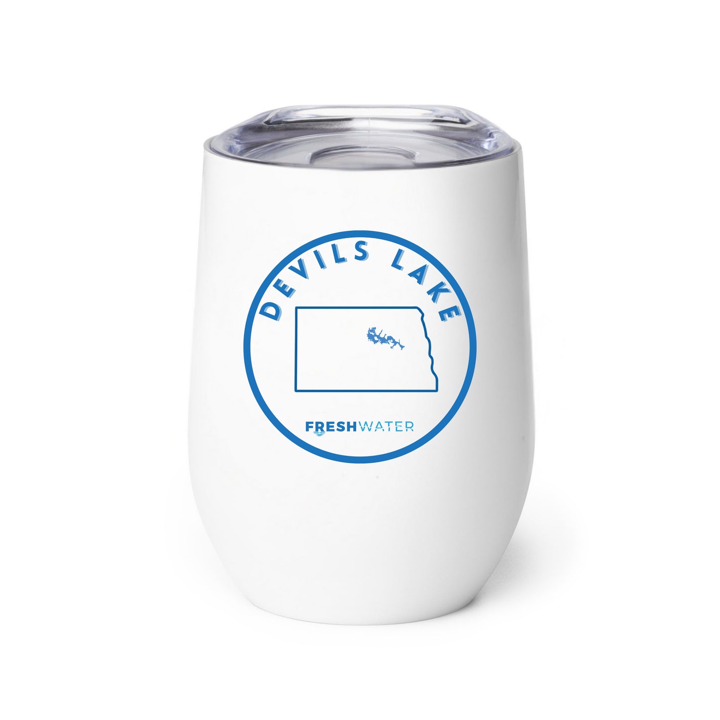 Devils Lake Premium Wine tumbler