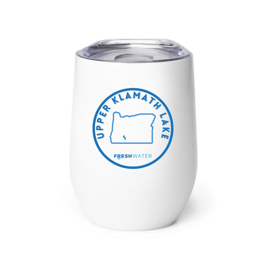 Upper Klamath Lake Premium Wine tumbler