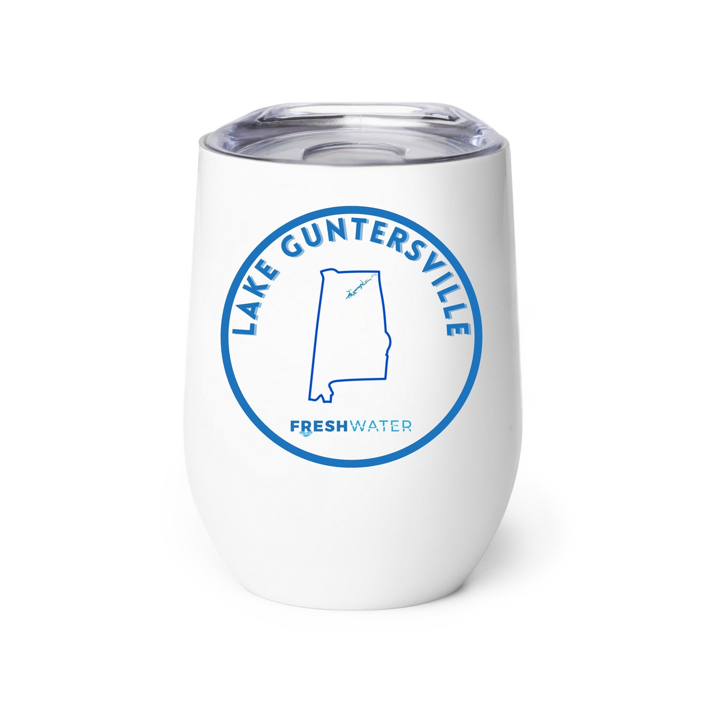 Lake Guntersville Premium Wine tumbler