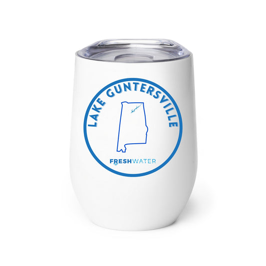 Lake Guntersville Premium Wine tumbler
