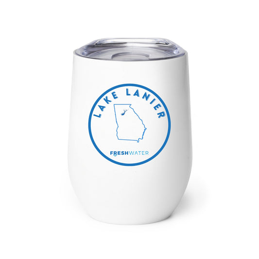 Lake Lanier Premium Wine tumbler