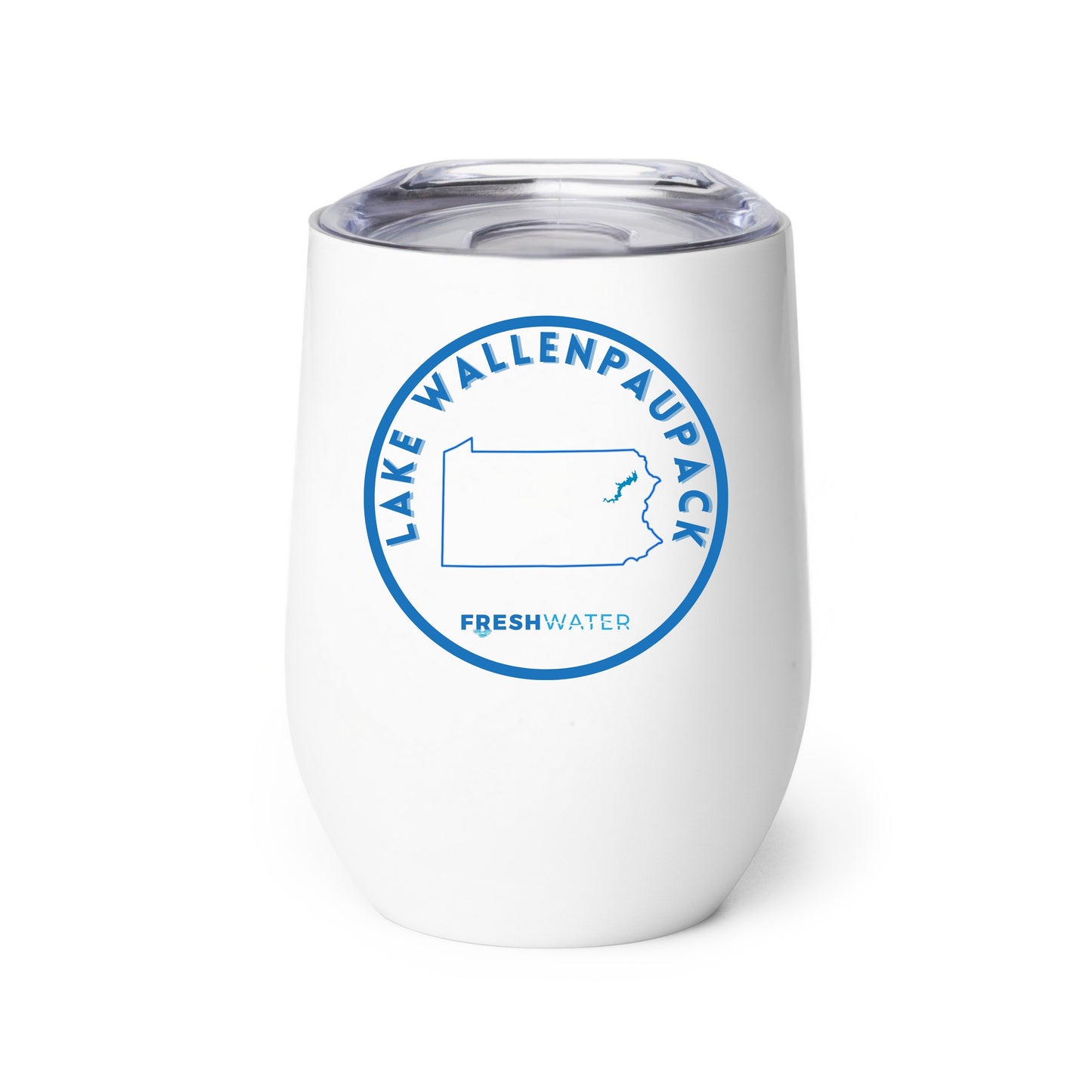 Lake Wallenpaupack Premium Wine tumbler
