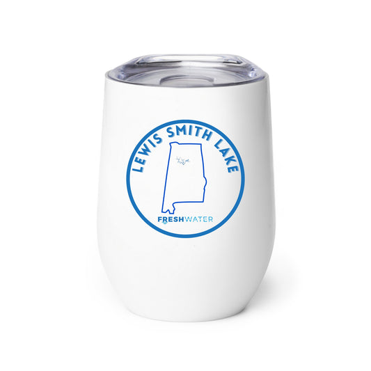 Lewis Smith Lake Premium Wine tumbler
