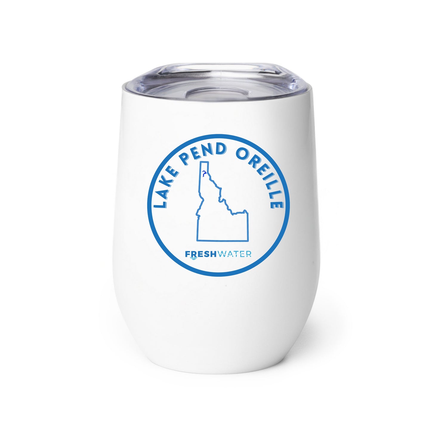 Lake Pend Oreille Premium Wine tumbler