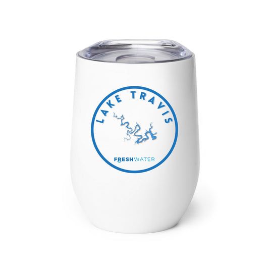 Lake Travis Premium Wine tumbler