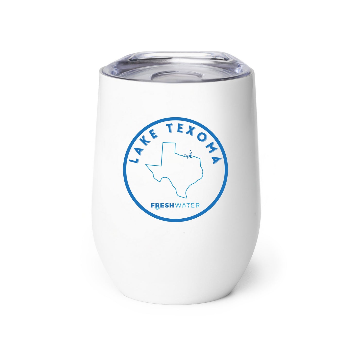 Lake Texoma Premium Wine tumbler