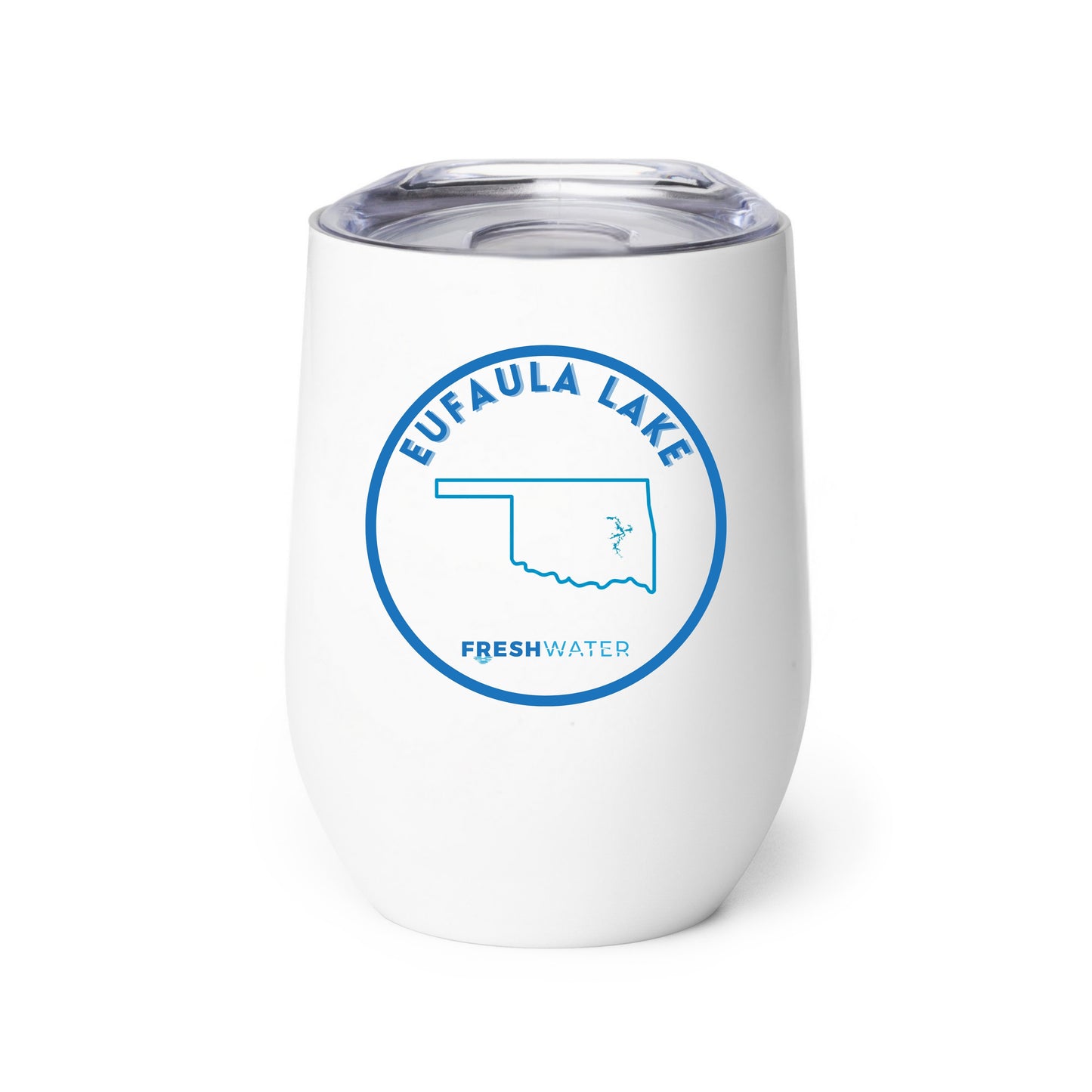 Eufaula Lake Premium Wine tumbler