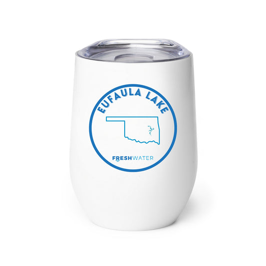 Eufaula Lake Premium Wine tumbler