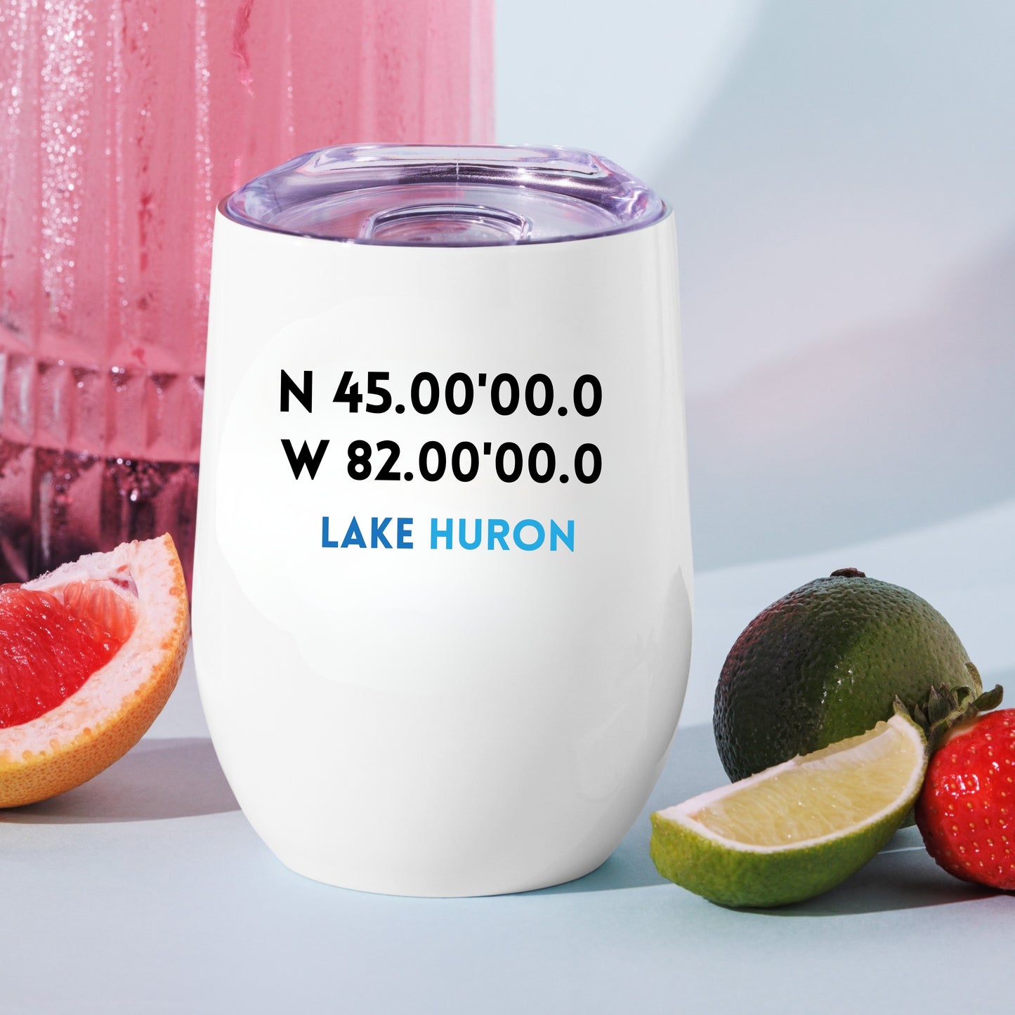 Lake Huron Premium Wine tumbler
