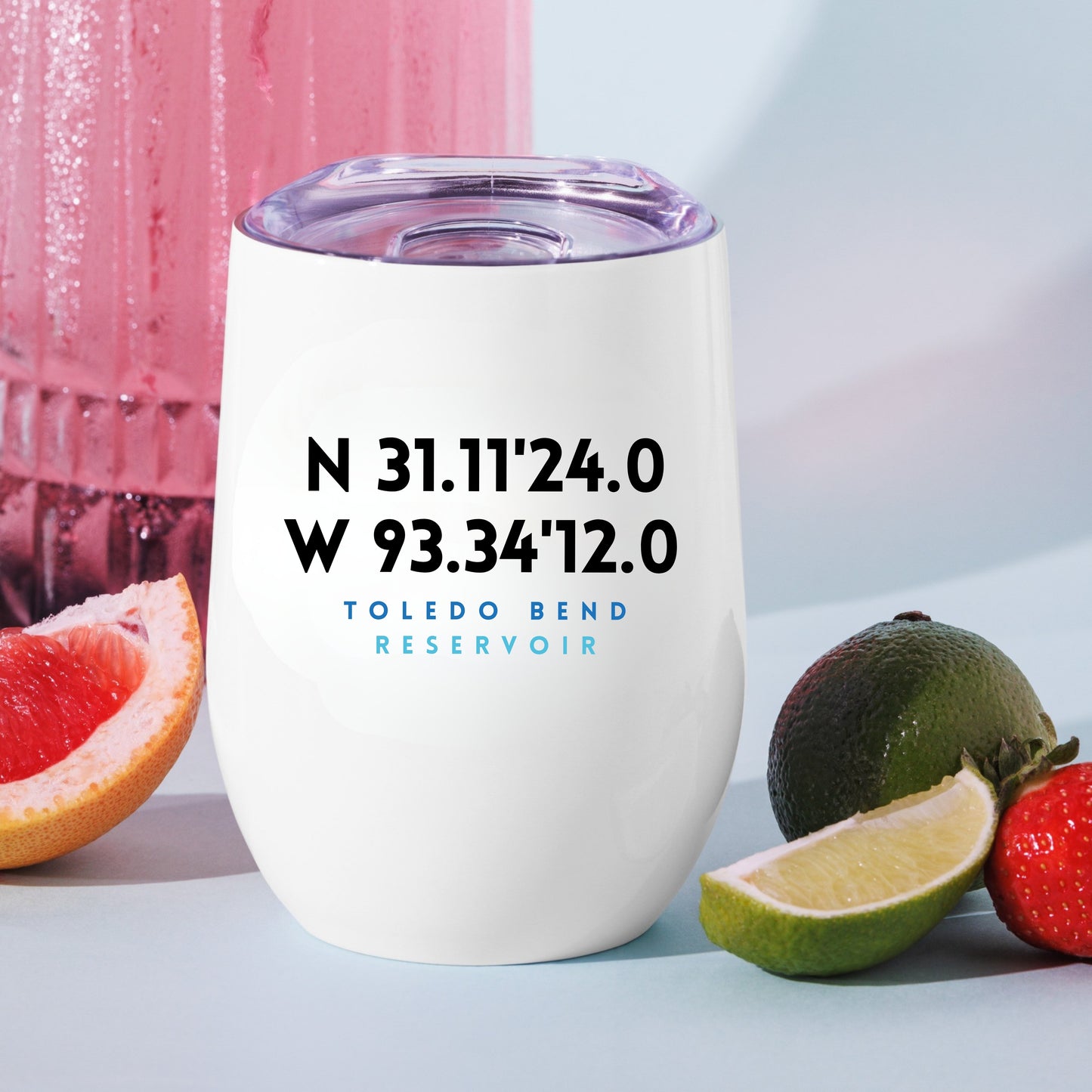 Toledo Bend Reservoir Premium Wine tumbler