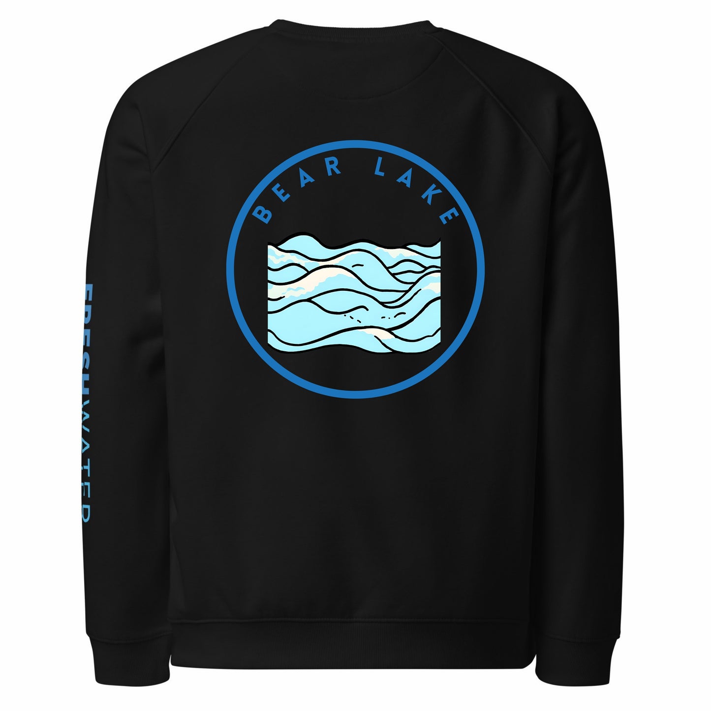 Bear Lake organic raglan sweatshirt