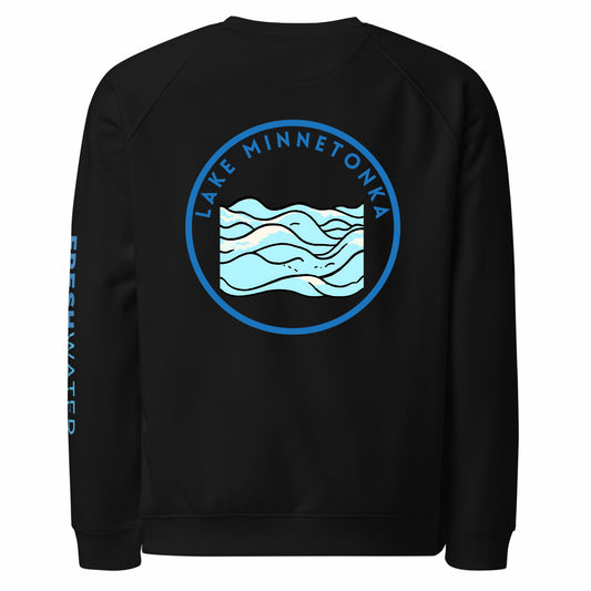 Lake Minnetonka Premium organic raglan sweatshirt