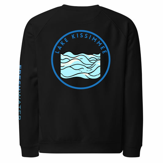 Lake Kissimmee Premium organic raglan sweatshirt