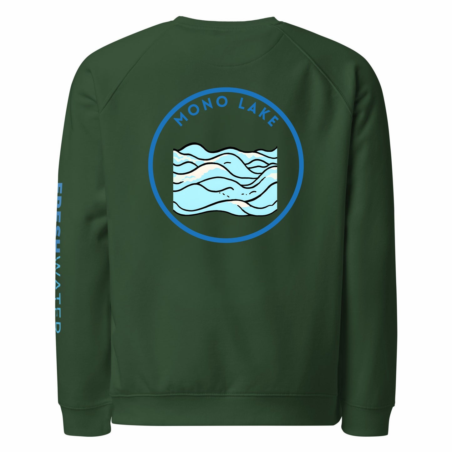 Mono Lake organic raglan sweatshirt