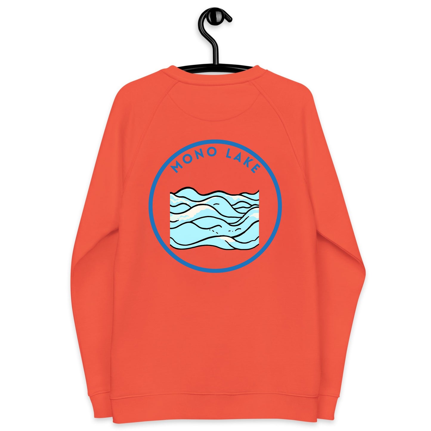 Mono Lake organic raglan sweatshirt