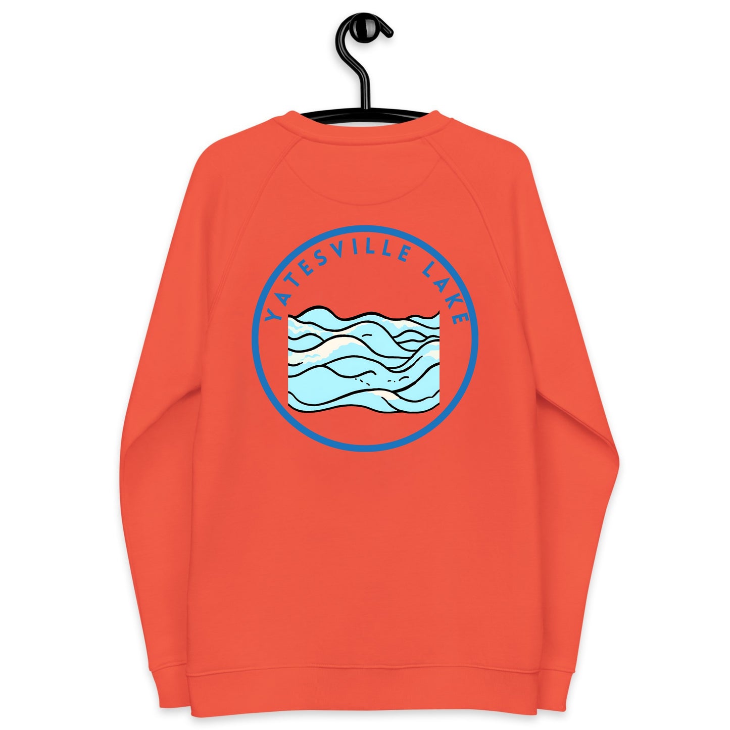 Yatesville Lake Premium organic raglan sweatshirt