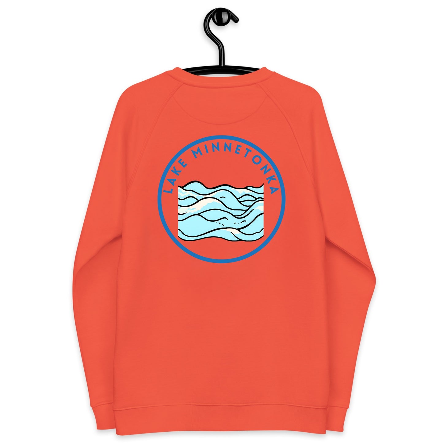 Lake Minnetonka Premium organic raglan sweatshirt