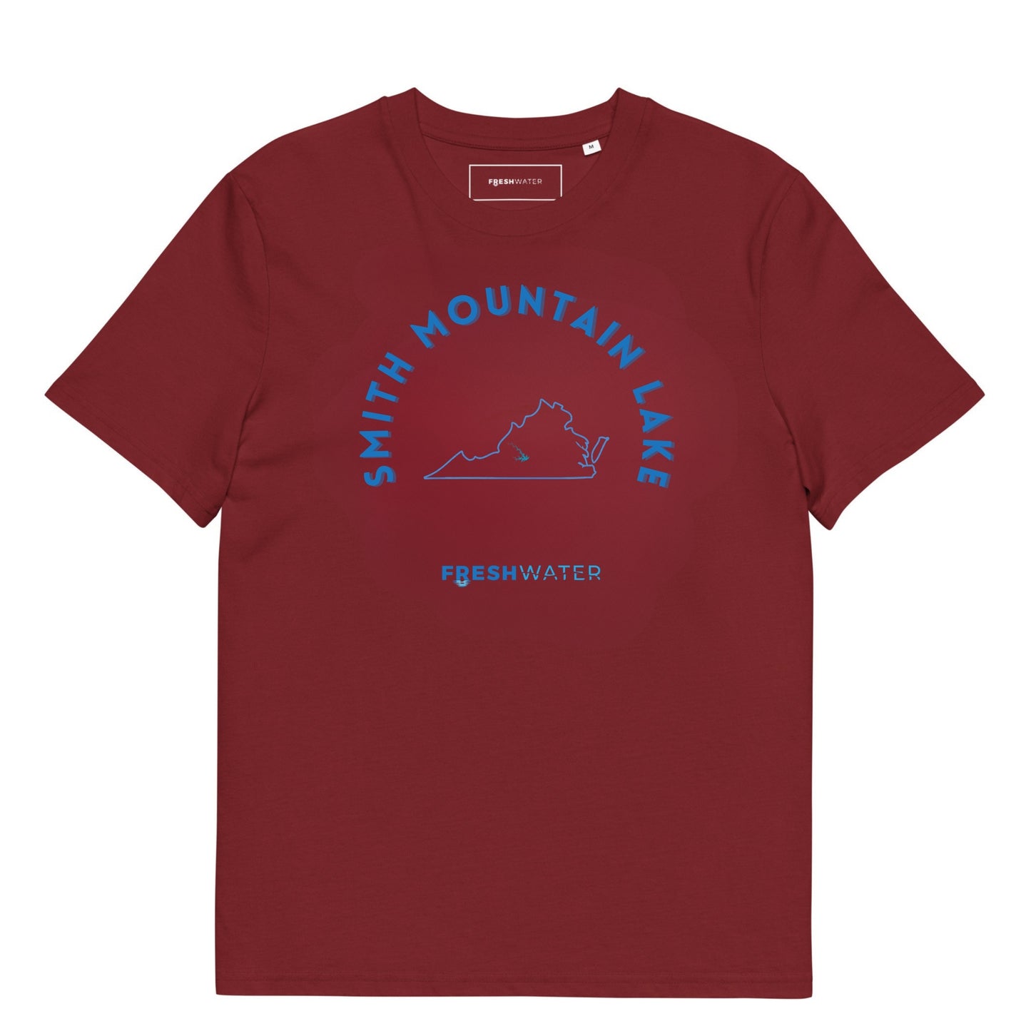 Smith Mountain Lake organic raglan sweatshirt