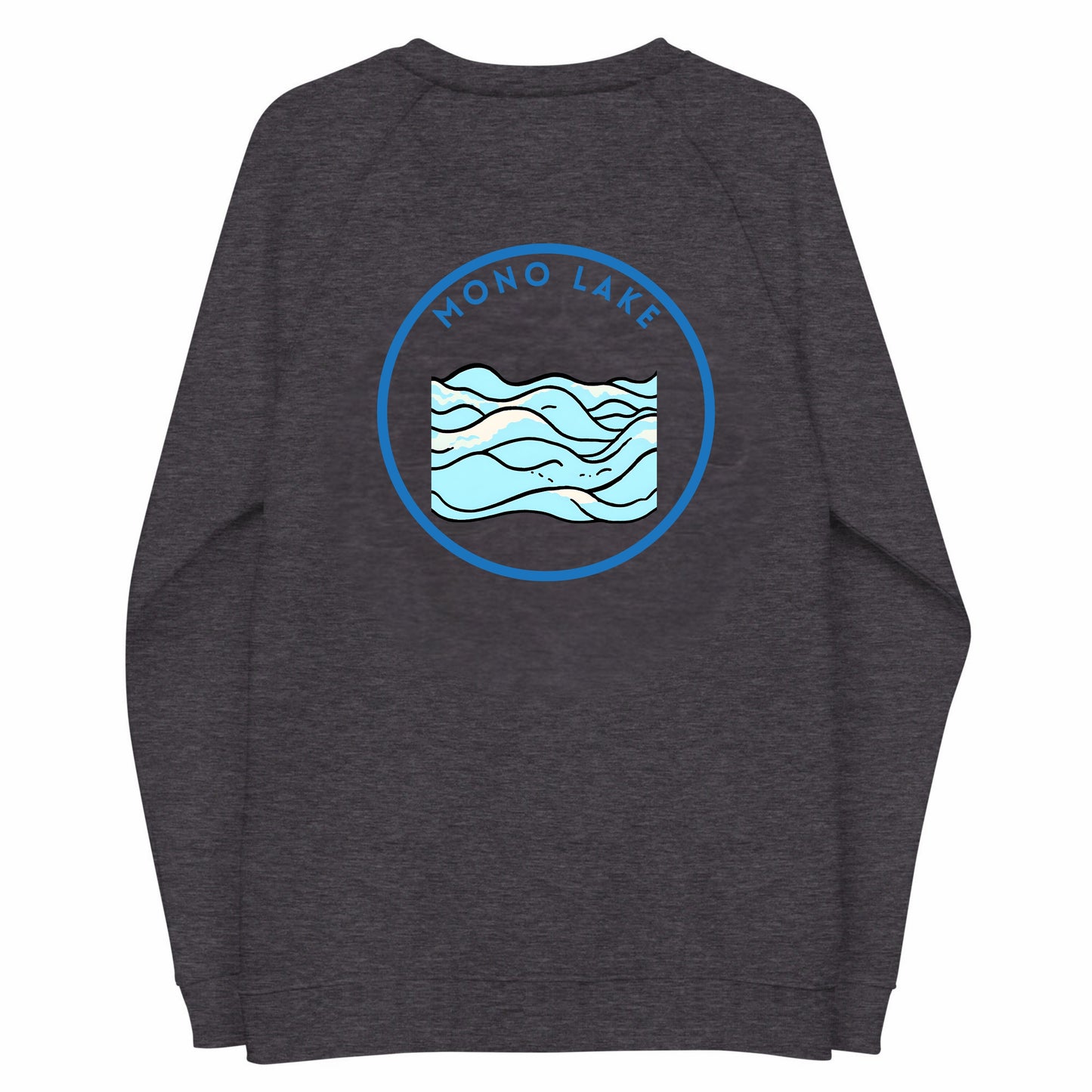 Mono Lake organic raglan sweatshirt