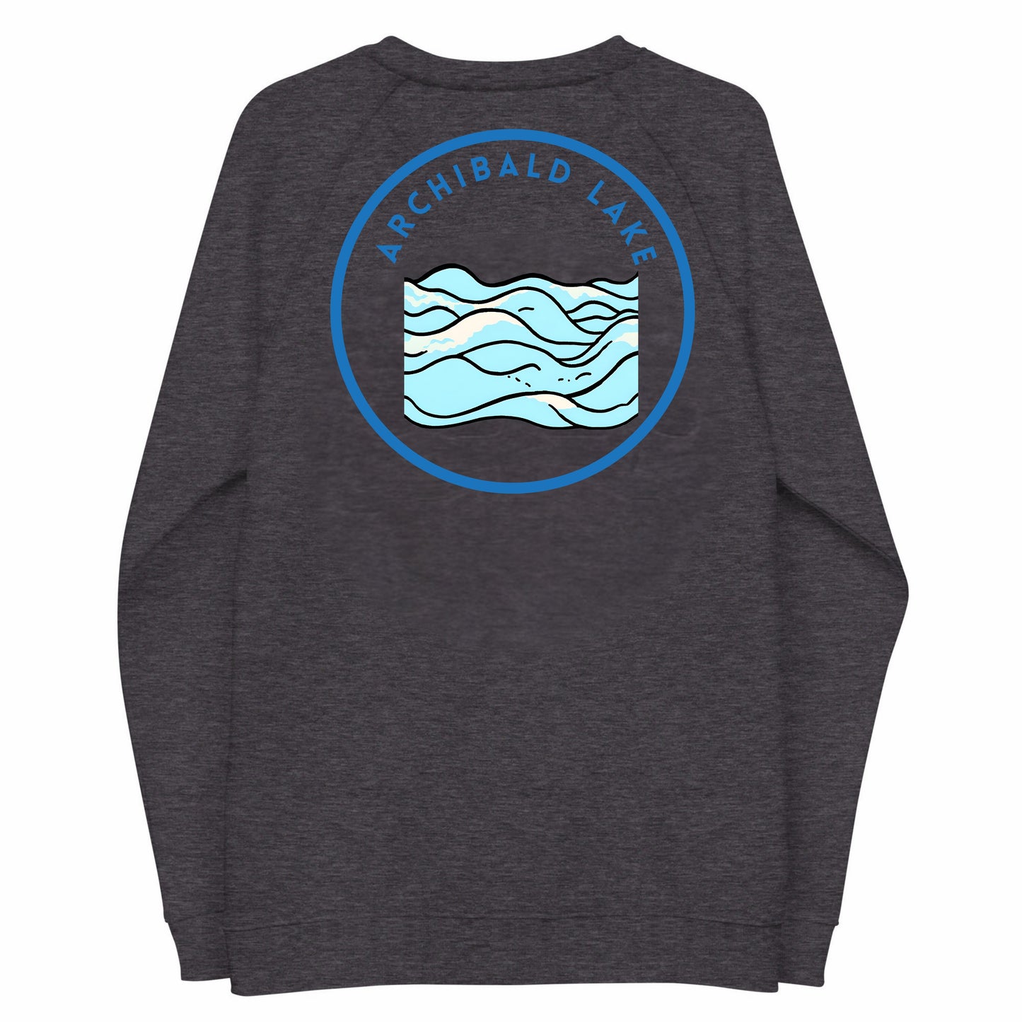 Archibald Lake organic raglan sweatshirt