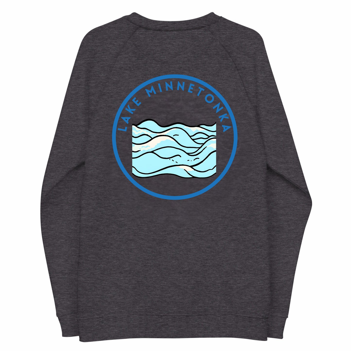 Lake Minnetonka Premium organic raglan sweatshirt