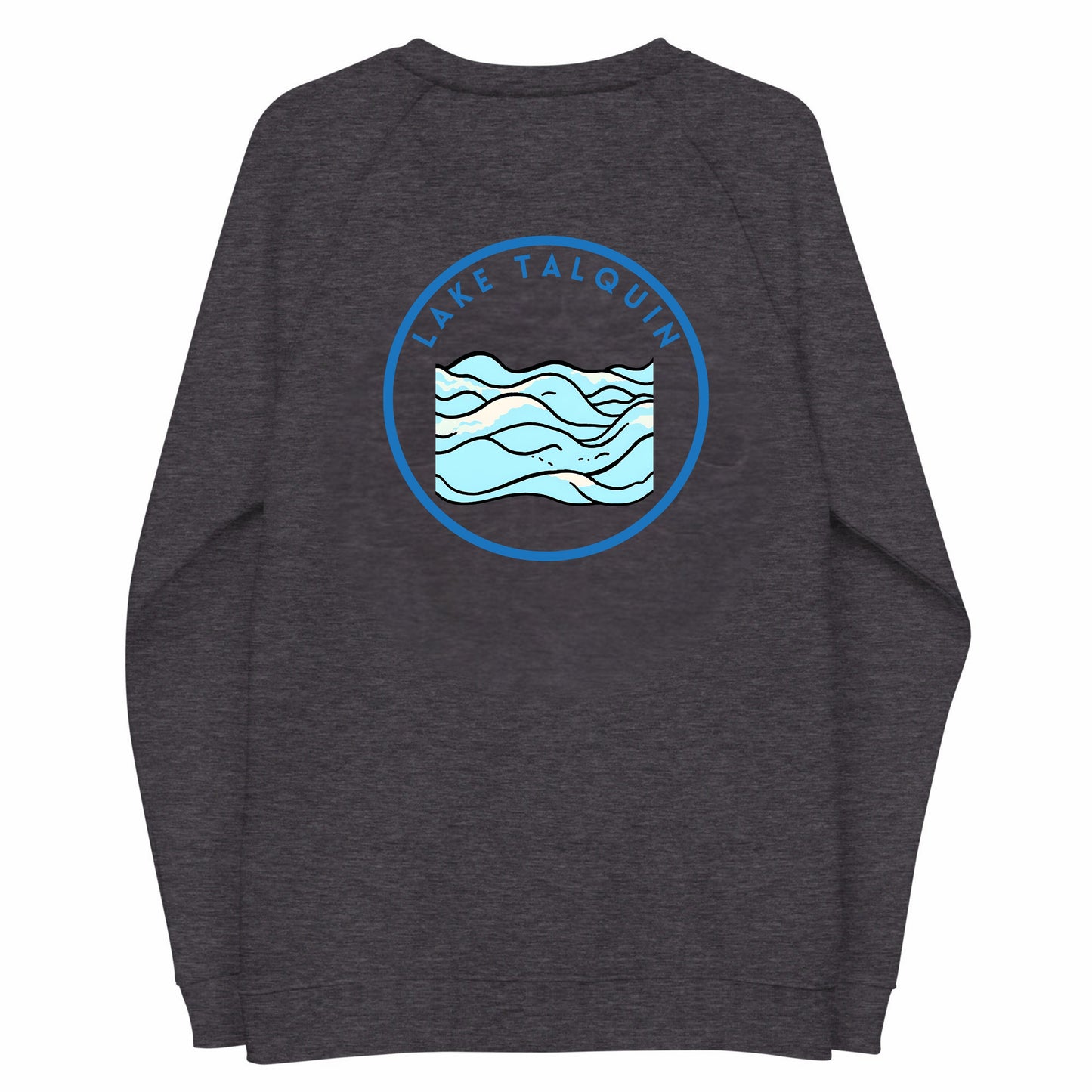 Lake Talquin organic raglan sweatshirt
