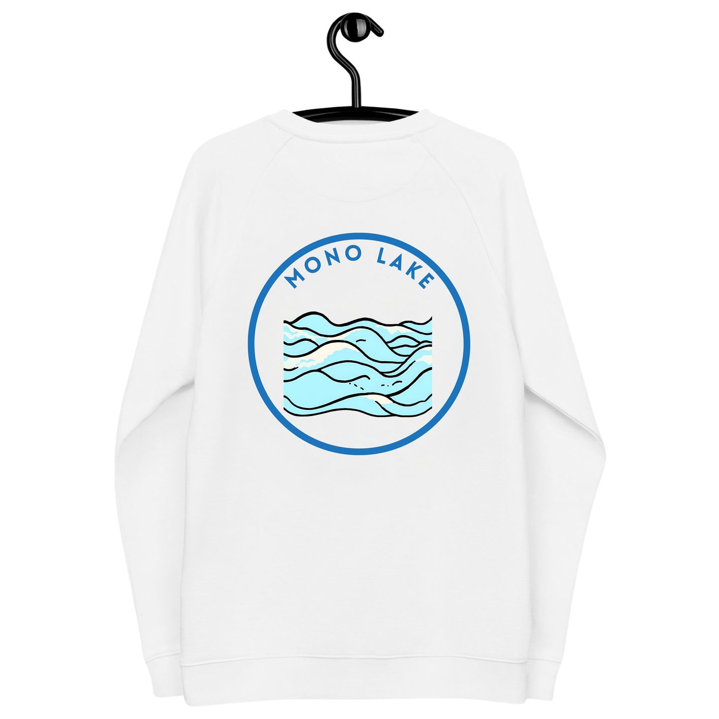 Mono Lake organic raglan sweatshirt