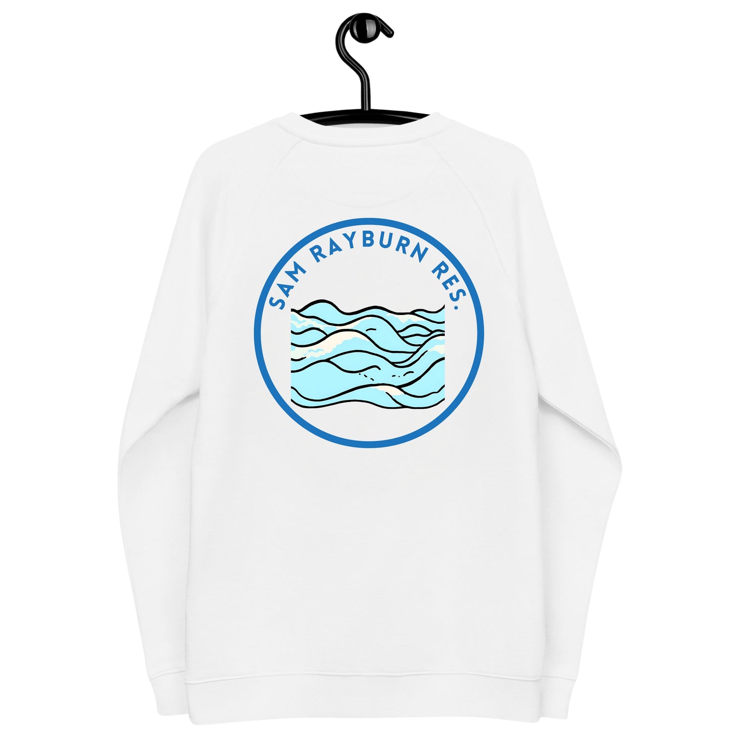 Sam Rayburn Res organic raglan sweatshirt