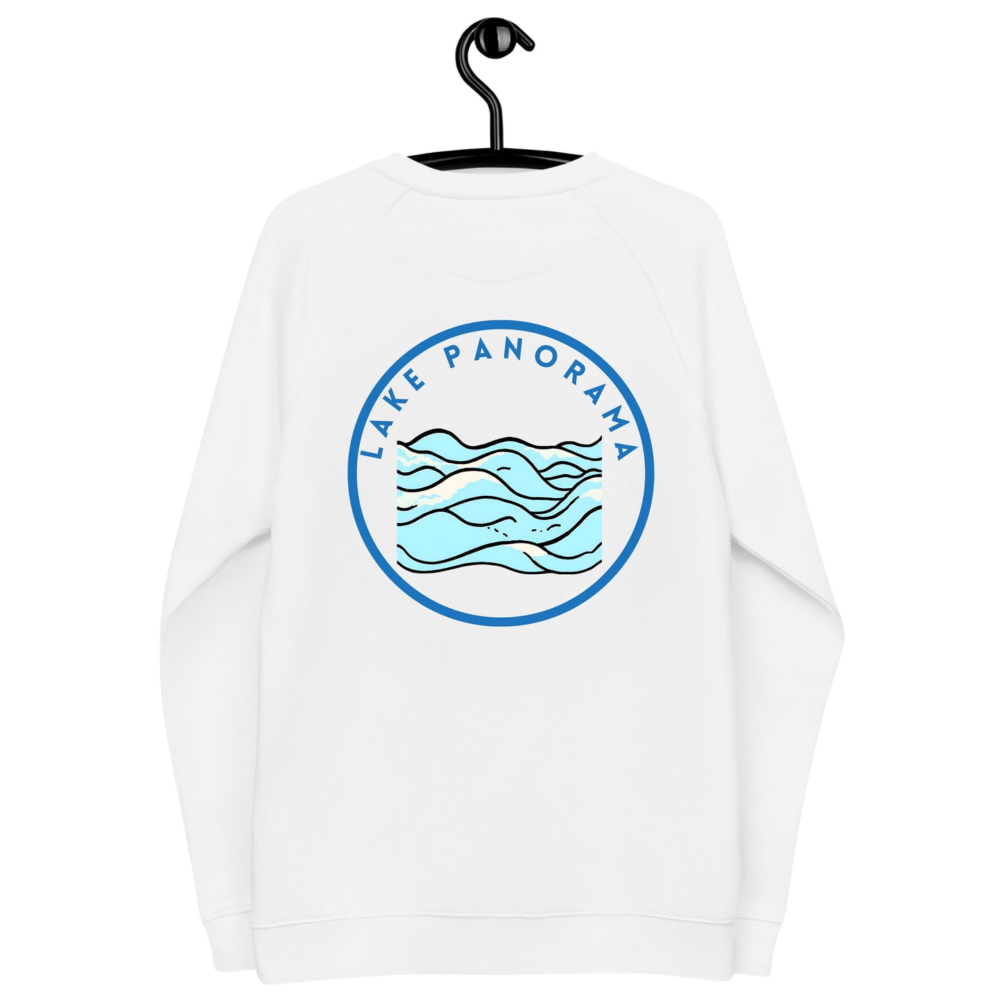 Lake Panorama Premium organic raglan sweatshirt
