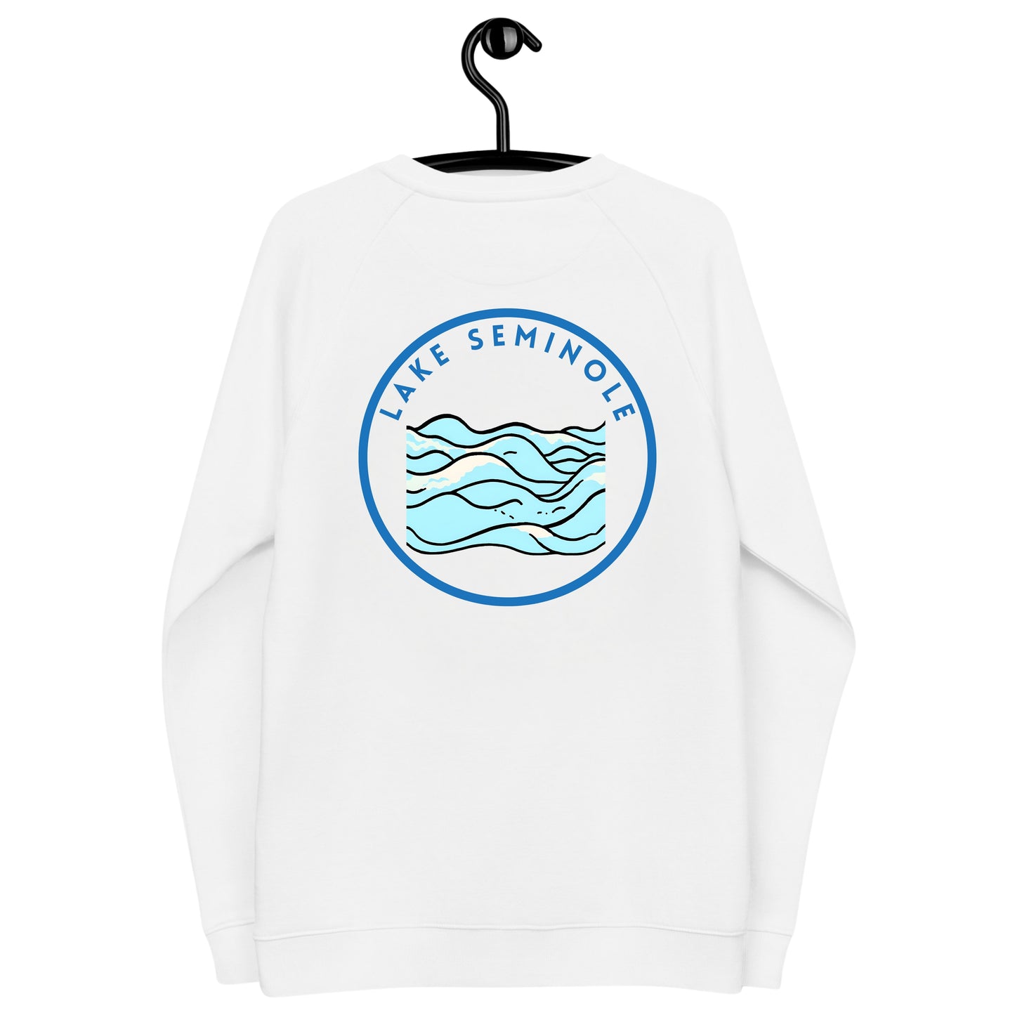 Lake Seminole Premium organic raglan sweatshirt