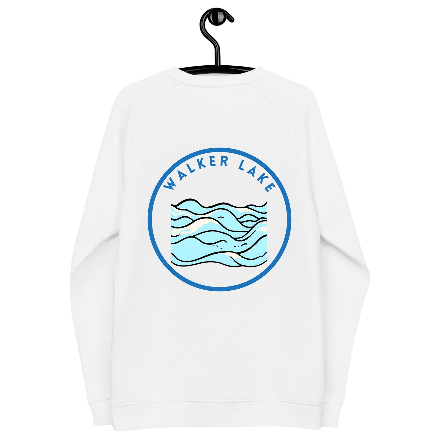 Walker Lake organic raglan sweatshirt