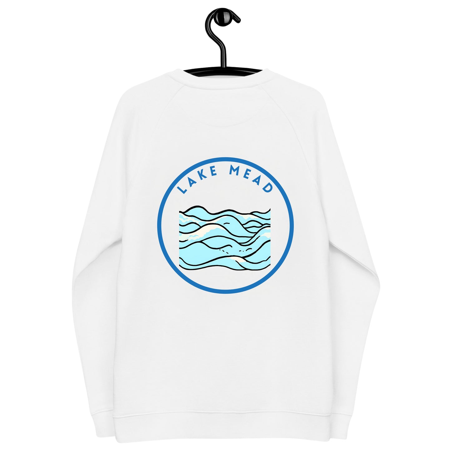 Lake Mead organic raglan sweatshirt