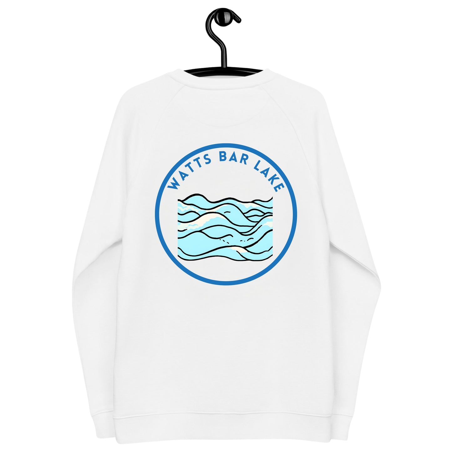Watts Bar Lake organic raglan sweatshirt