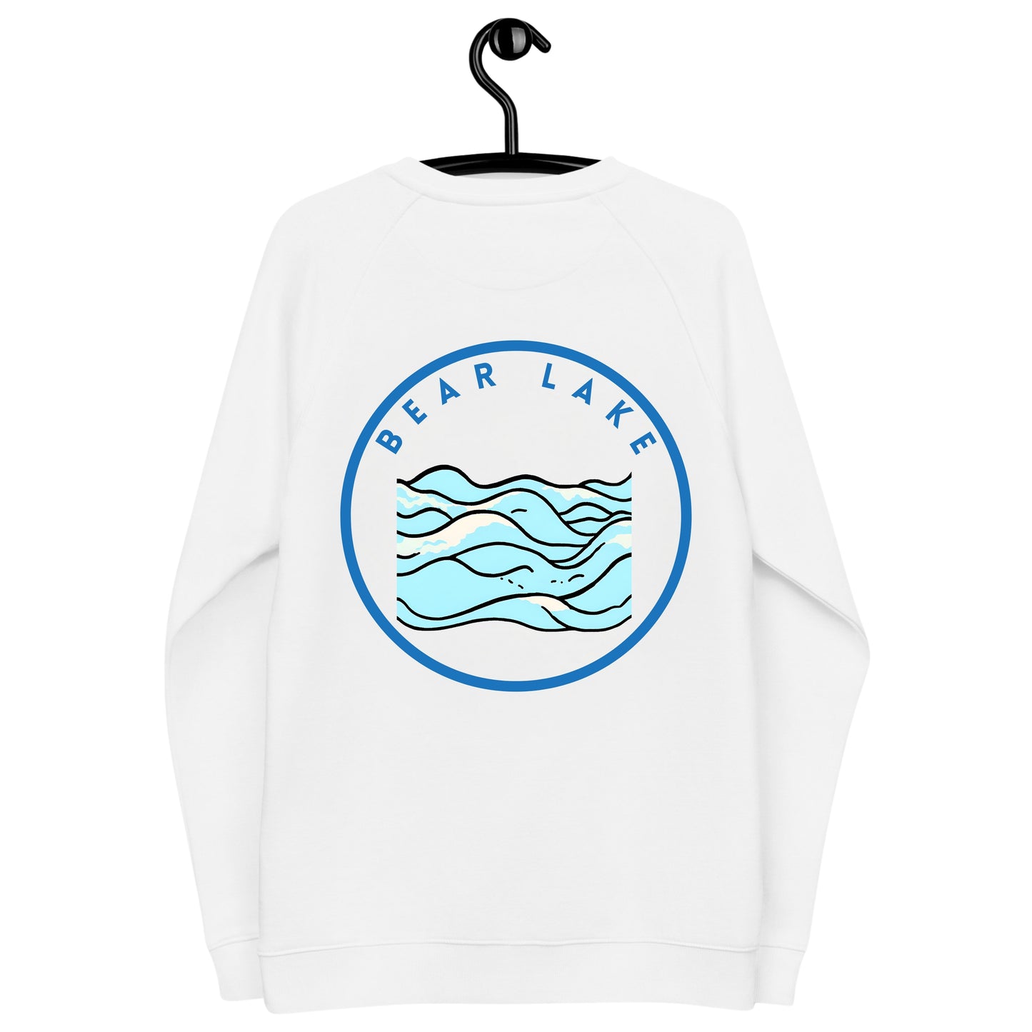 Bear Lake organic raglan sweatshirt