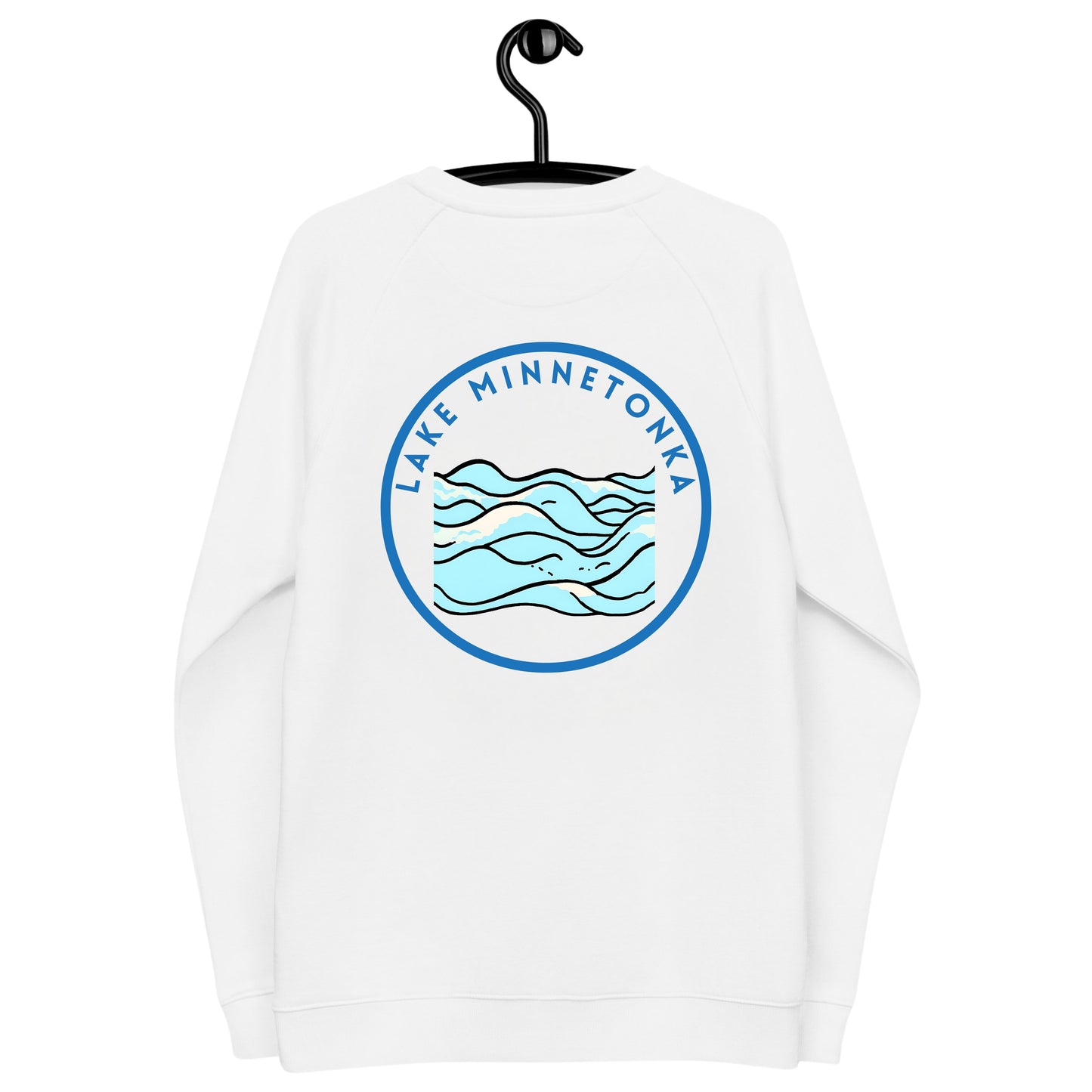 Lake Minnetonka Premium organic raglan sweatshirt