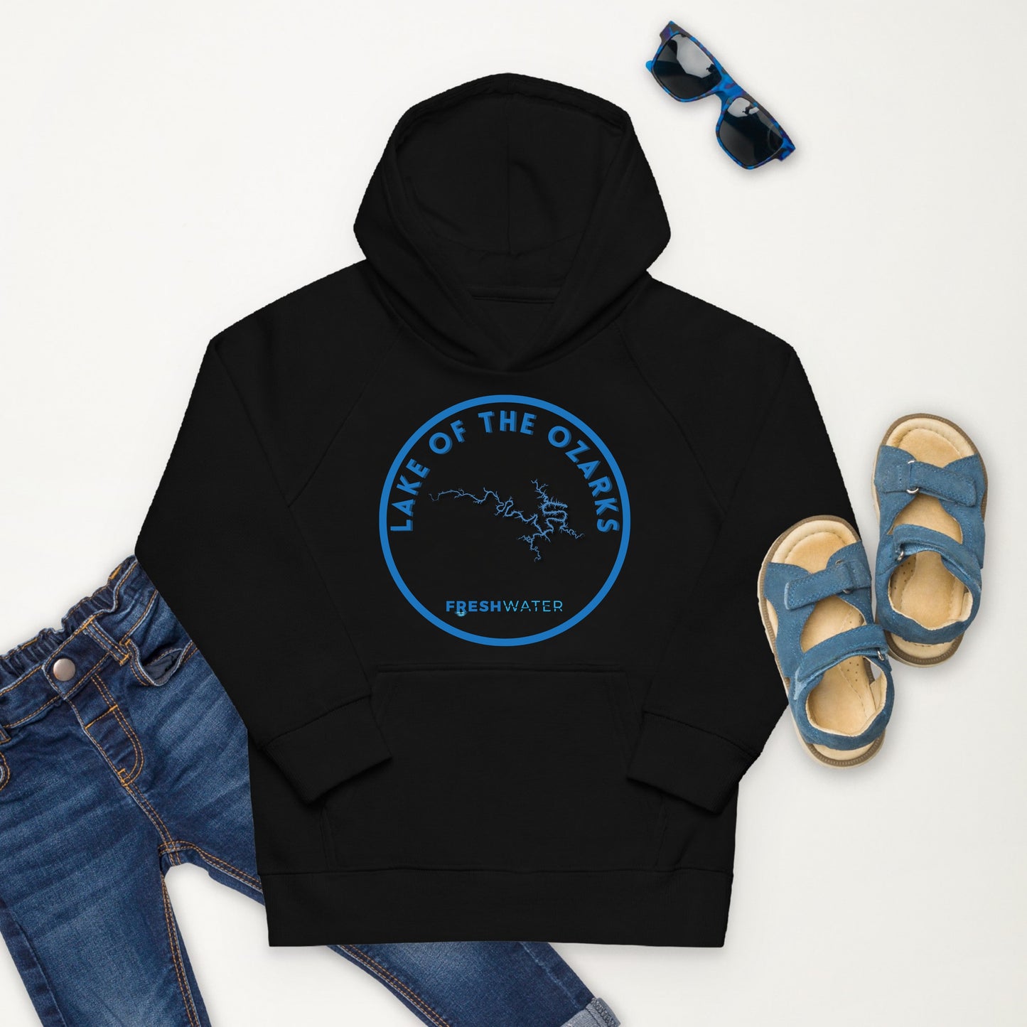 Lake of the Ozarks Kids Premium eco hoodie